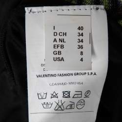 Pre Owned M Missoni Multicolor Chevron Patterned Knit Mini dress S