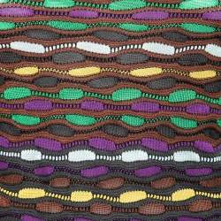 Pre Owned M Missoni Multicolor Patterned Knit Pullover Top S 