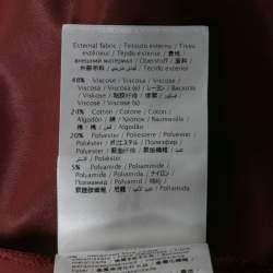 Pre Owned M Missoni Burgundy Patterned Lurex Knit Sleeveless Maxi Dress L