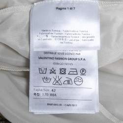 Pre Owned M Missoni Gold Lurex Knit Pleated Maxi Skirt M