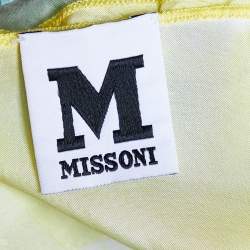 مملوكة مسبقًا M Missoni Multicolor Tie-Dye Printed Silk Sleeveless Maxi Dress S