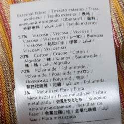 Pre Owned M Missoni Multicolor Patterned Knit Top S