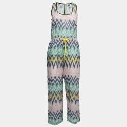 Pre Owned M Missoni Multicolor Cotton Cover-Up Jumpsuit S
