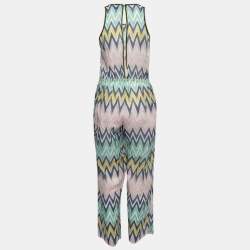 Pre Owned M Missoni Multicolor Cotton Cover-Up Jumpsuit S