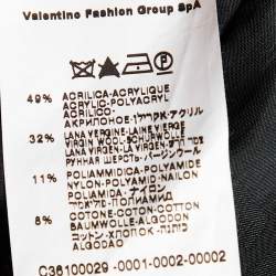 M Missoni Multicolor Striped Knit Button Front Coat M
