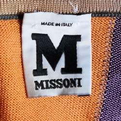 Pre Owned M Missoni Multicolor Wool Shift Dress M