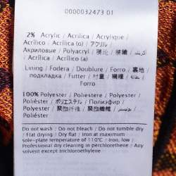 Pre Owned M Missoni Multicolor Geometric Patterned Wool Knit Mini Dress S