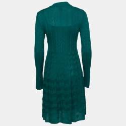 Missoni green knit dress hotsell