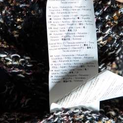 M Missoni Black Lurex Knit Hook Front Coat M