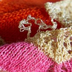 Pre Owned M Missoni Multicolor Lurex Cotton Knit Top L