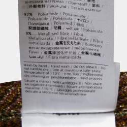 Pre Owned M Missoni Multicolor Patterned Lurex Knit Sleeveless Bodycon Dress M