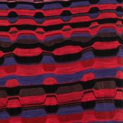 Pre Owned M Missoni Multicolor Patterned Knit Maxi Skirt M