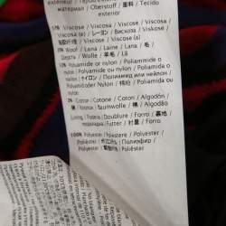 Pre Owned M Missoni Multicolor Patterned Knit Maxi Skirt M