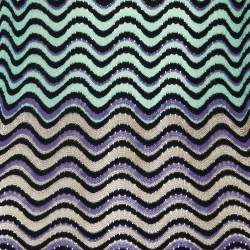 Pre Owned M Missoni Multicolor Patterned Knit Mini Dress M