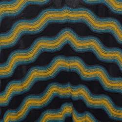 Pre Owned M Missoni Multicolor Patterned Knit Midi Dress M