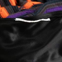 Pre Owned M Missoni Multicolor Patterned Knit Sleeveless Flared Short Dress S