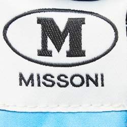 Pre Owned M Missoni Collection Black Sequined Knit Palazzo S