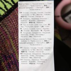 Pre Owned M Missoni Multicolor Patterned Stretch Knit Paneled One Shoulder Flared Short Dress M