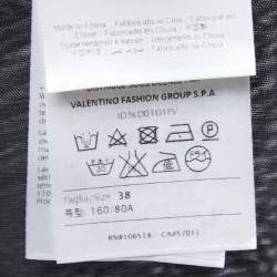 Pre Owned M Missoni Multicolor Patterned Knit Sleeveless Short Dress S