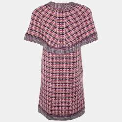 Pre Owned Missoni Multicolor Wool & Mohair Knit Shift Dress M