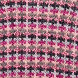 Pre Owned Missoni Multicolor Wool & Mohair Knit Shift Dress M