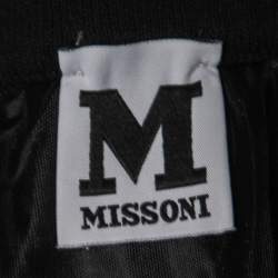 Pre Owned M Missoni Multicolor Patterned Lurex Knit Maxi Skirt M