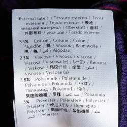 مملوكة مسبقًا M Missoni Multicolor Patterned Knit Open Front Cardigan M