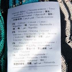 Pre Owned M Missoni Multicolor Patterned Knit Top M