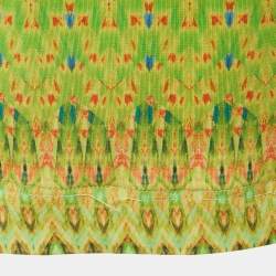 Pre Owned M Missoni Multicolor Knit Twisted Sleeveless Maxi Dress L 