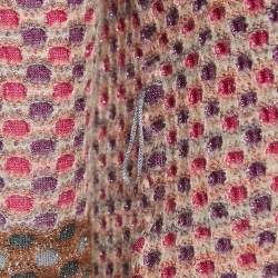 M Missoni Multicolor Patterned Knit Top Shrug Set L