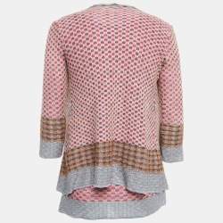 M Missoni Multicolor Patterned Knit Top Shrug Set L
