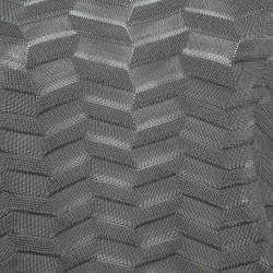 Pre Owned M Missoni Grey Chevron Knit Dolman Sleeve Top L