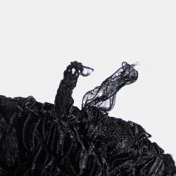 Pre Owned M Missoni Dark Blue Wool Knit Mini Skirt M