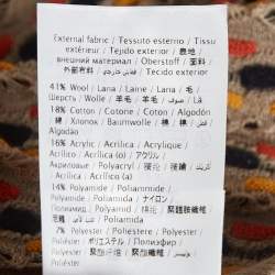 Pre Owned M Missoni Multicolor Eyelet Knit Cardigan M