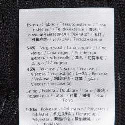 Pre Owned M Missoni Black Knit V-Neck Flared Mini Dress M