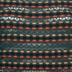 مملوكة مسبقًا M Missoni Multicolor Patterned Knit Long Sleeve Top S