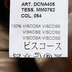 Pre Owned M Missoni Beige Jersey Tiered Short Dress M