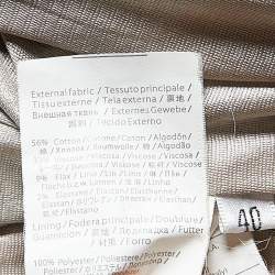 Pre Owned M Missoni Multicolor Chevron Knit Maxi Wrap Dress S  