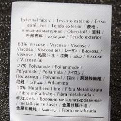 Pre Owned M Missoni Green Lurex Knit Open Cardigan M