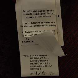 Pre Owned M Missoni Multicolor Wool Blend Buttoned Front Cardigan L