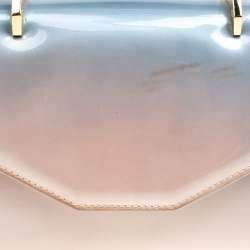 M2Malletier Blue/Peach Ombre Patent Leather Indre Shoulder Bag