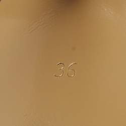 مملوكة مسبقًا Mach & Mach Double Bow Size 36 Black/Beige Satin Slingback Pumps