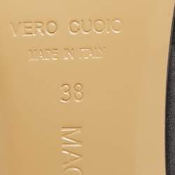 مملوكة مسبقًا Mach & Mach Black Satin Wonder Tulip Pointed Toe Ankle Strap Sandals Size 38