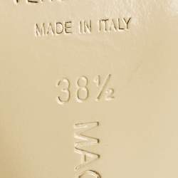 Pre Owned Mach & Mach Pink Satin Double Bow Slide Sandals Size 38.5