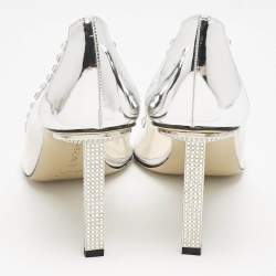 Mach & Mach Transparent PVC and Leather Diamond Dreams Pumps Size 39