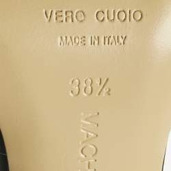 مملوكة مسبقًا صندل ماك أند ماك ساتان أسود بقلب كريستال مقاس 38.5