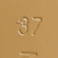 Pre Owned Mach & Mach Double Bow Size 37 Green PVC Mules