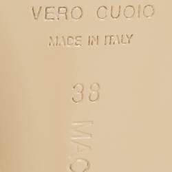 Pre Owned Mach & Mach White Satin Crystal Embellished Bow Ankle Wrap Sandals Size 38