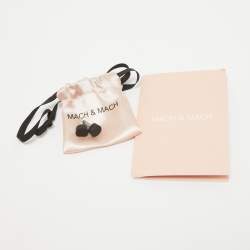 مملوكة مسبقًا Mach & Mach Pink Satin Crystal Embellished Double Bow Pumps Size 37