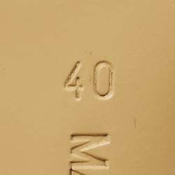 Pre Owned Mach & Mach Pink Patent Leather and PVC Crystal Embellish Double Bow Pumps Size 40